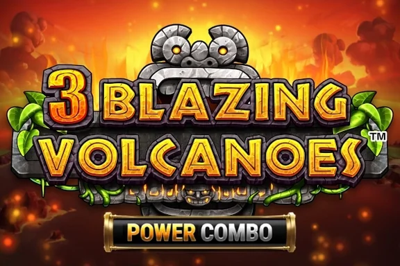 3 Blazing Volcanoes Power Combo — capa do slot
