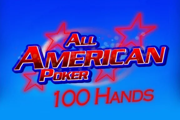 All American Poker 100 Hand — capa do slot